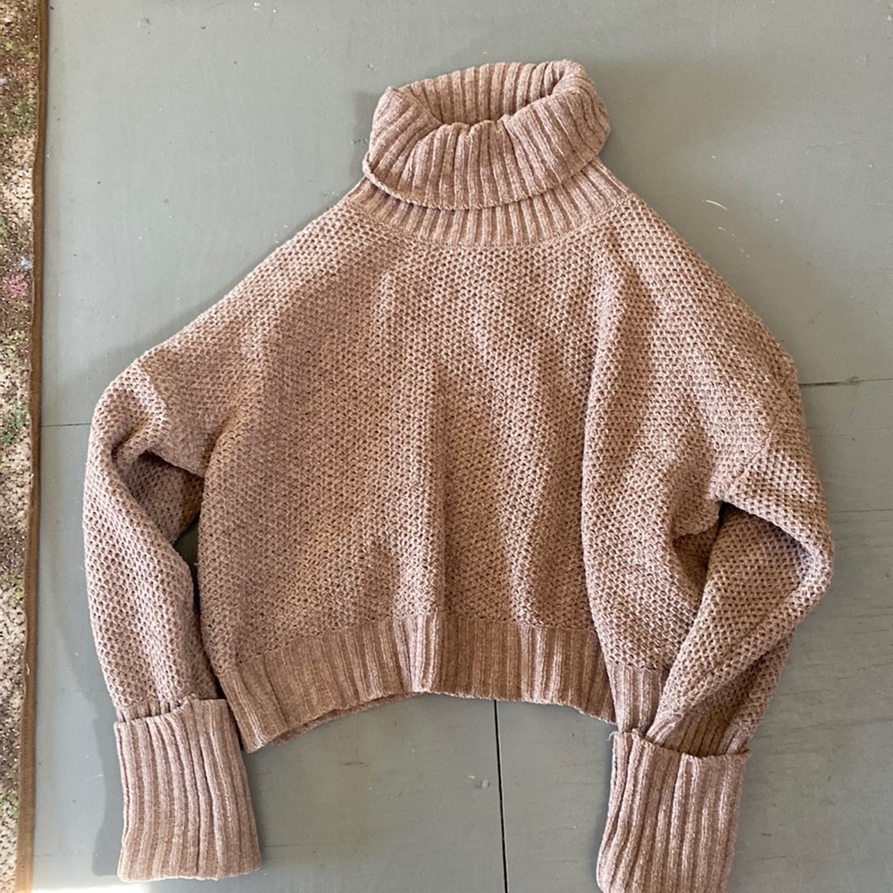 Deleting 4/28 — LAST CALL Cowl Neck Cropped Sweater